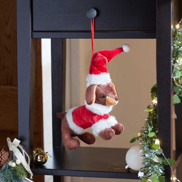 5050642104036 1 Donovan Dachshund Plush Hanging Christmas Decoration.jpg